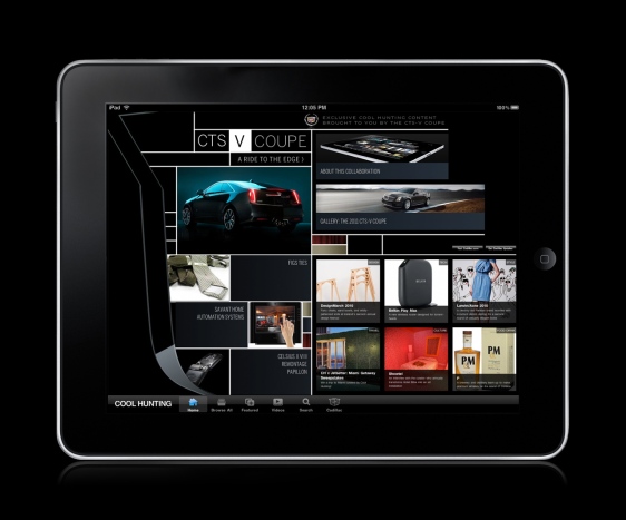 Cadillac CTS Coupe iPad App